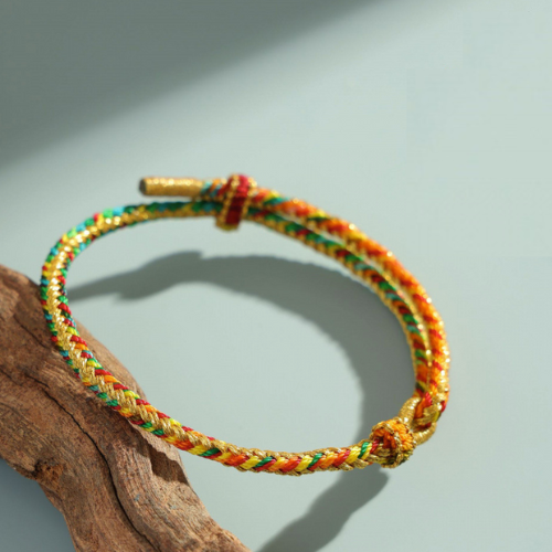 Harmony Thread Bracelet – Woven Blessings for Energy, Joy & Protection
