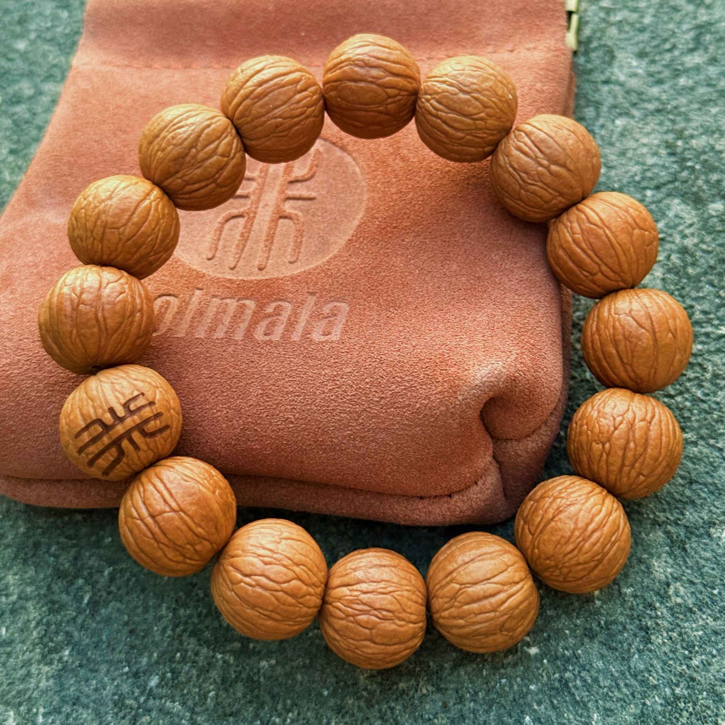 “Rootmark” Sacred Walnut Bracelet – Handcrafted Talisman of Origin