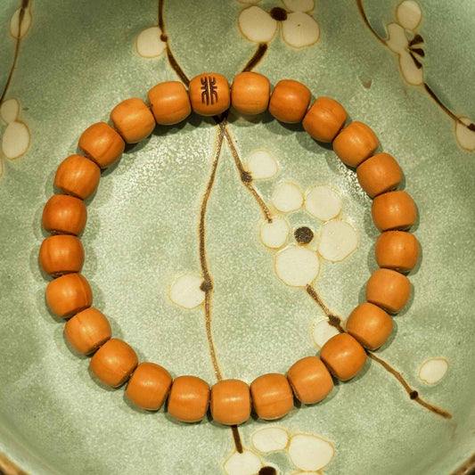“Driftform” Sacred Walnut Bracelet – Handcrafted Talisman of Flow