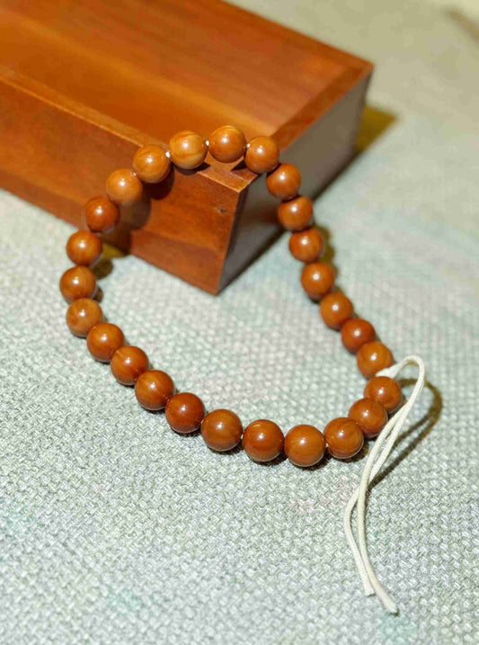 “Shanyin” Sacred Walnut Handheld Mala — Palm-Rested Beads for Quiet Focus