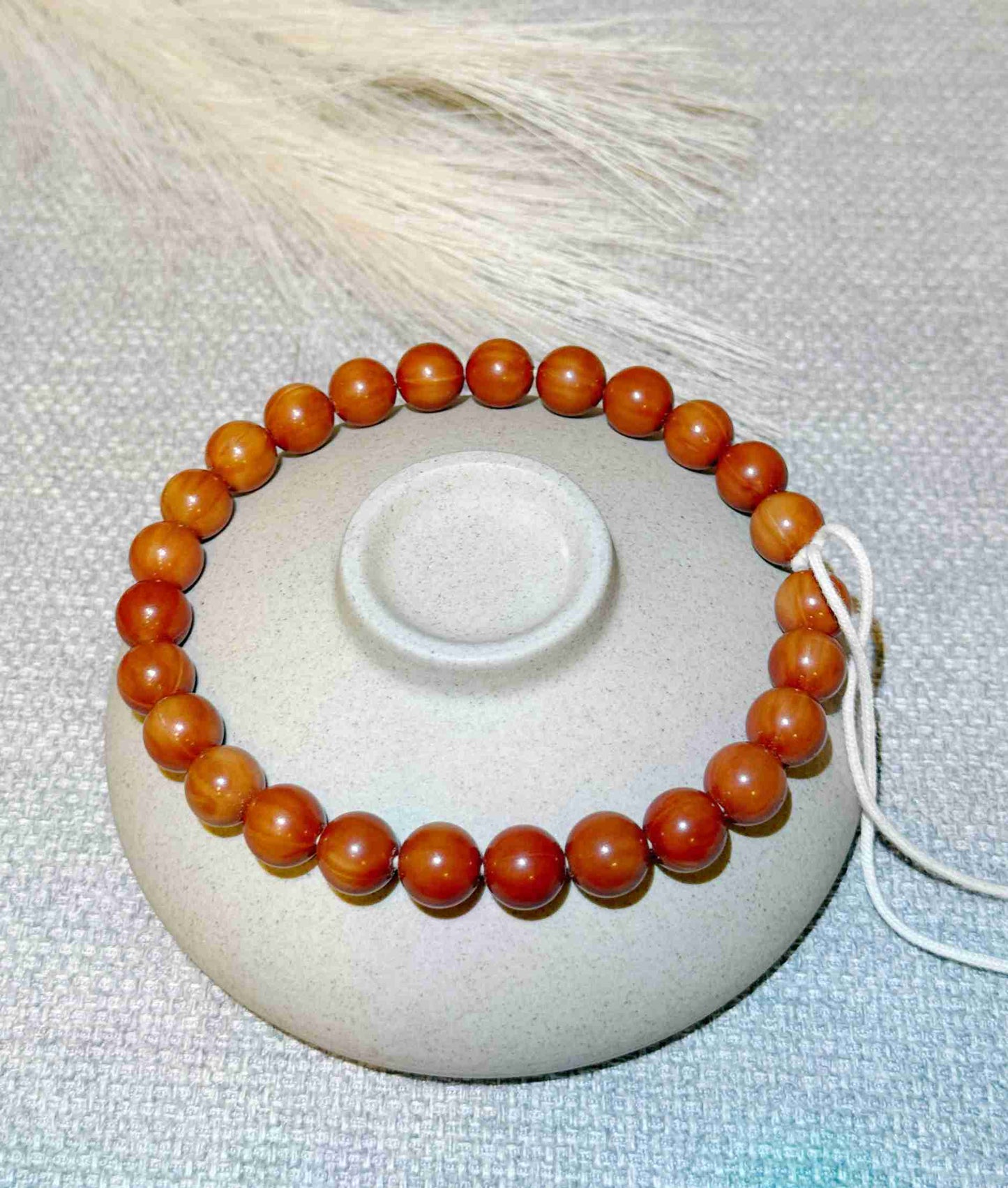 “Shanyin” Sacred Walnut Handheld Mala — Palm-Rested Beads for Quiet Focus
