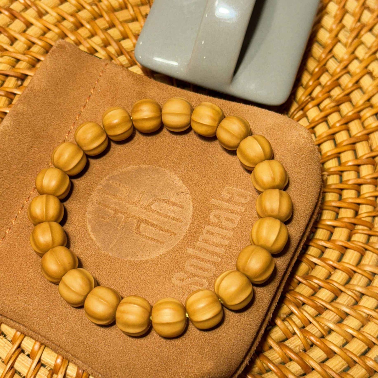 “Seedling” Sacred Walnut Bracelet – Handcrafted Talisman of Renewal