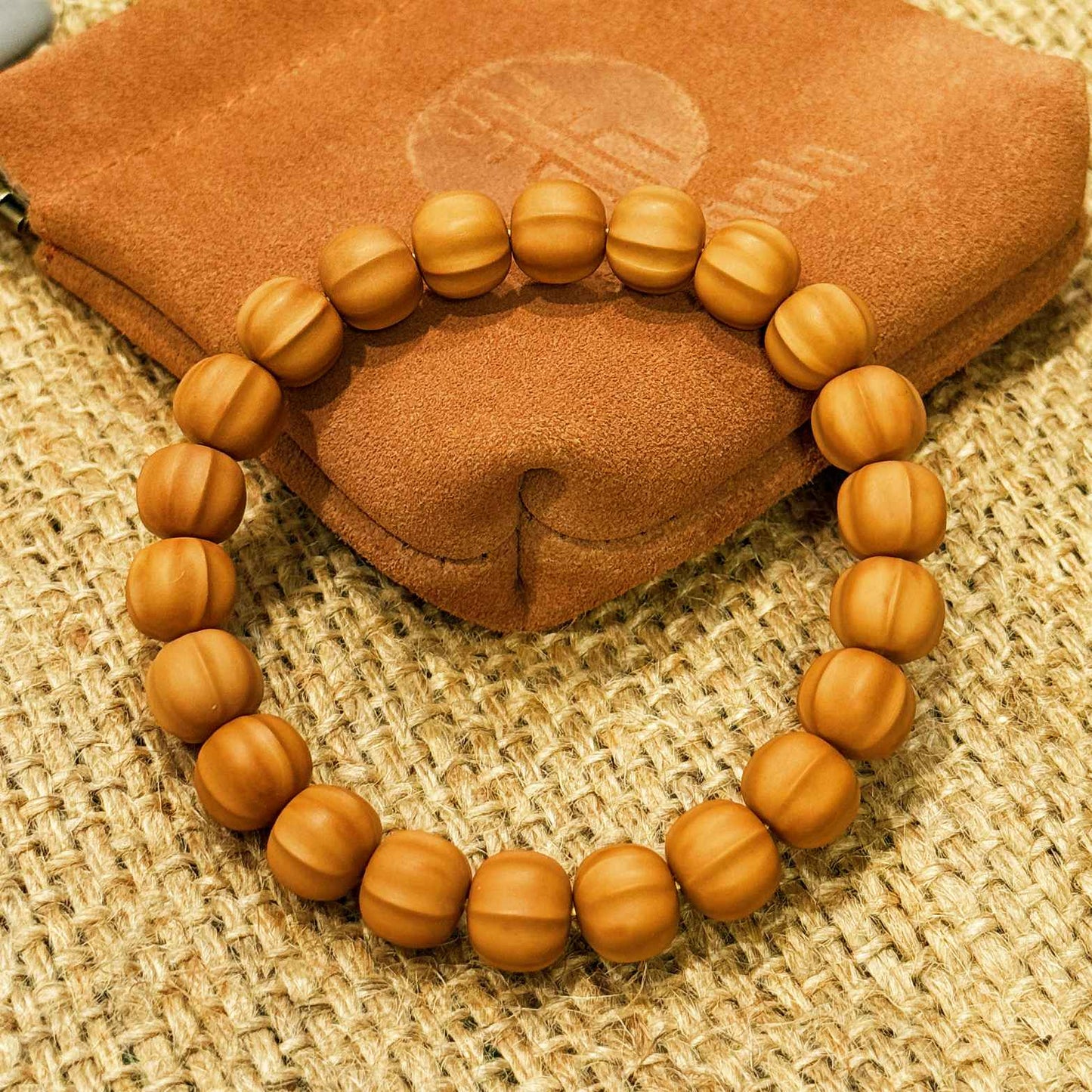 “Seedling” Sacred Walnut Bracelet – Handcrafted Talisman of Renewal