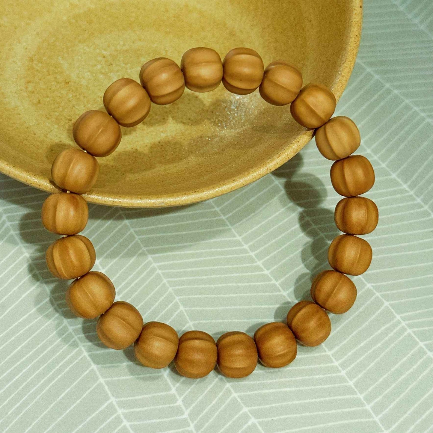 “Seedling” Sacred Walnut Bracelet – Handcrafted Talisman of Renewal