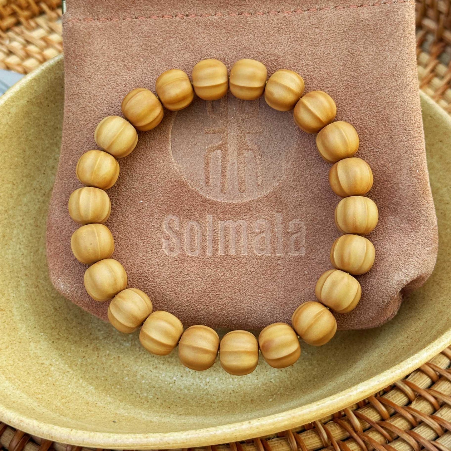 “Seedling” Sacred Walnut Bracelet – Handcrafted Talisman of Renewal