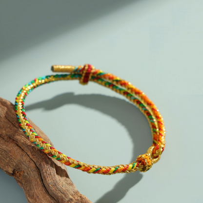 Harmony Thread Bracelet – Woven Blessings for Energy, Joy & Protection