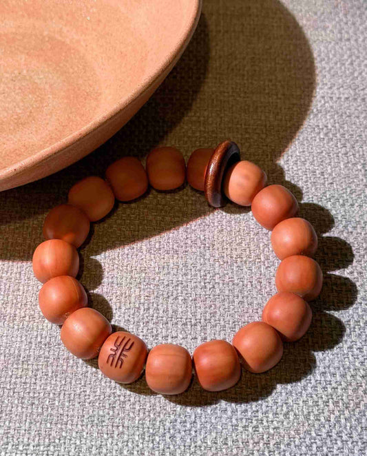 “Stillroot” Sacred Walnut Bracelet – Handcrafted Harmony Talisman