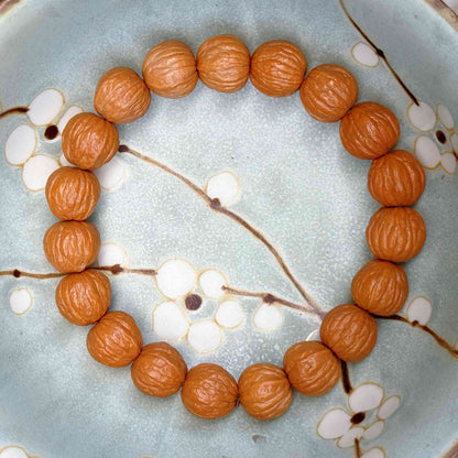 “Earthprint” Sacred Walnut Bracelet – Handcrafted Talisman of Origin